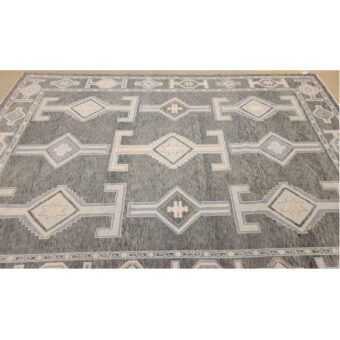 Turkish Hand-knotted Oushak Wool Rug (9'2 x 12'2)