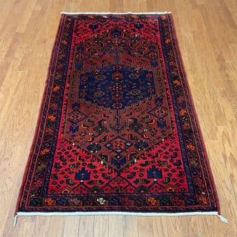 Persian Hand-knotted Tribal Hamadan Wool Rug (3'8 x 6'9)