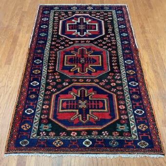 Persian Hand-knotted Hamadan Wool Rug (4'8 x 7'10)
