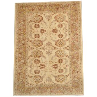 Afghan Hand-knotted Vegetable Dye Oushak Wool Rug (5'9 x 7'10)