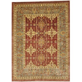 Afghan Hand-knotted Oushak Wool Rug (6' x 8')