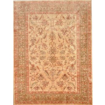 Afghan Hand-knotted Oushak Wool Rug (8' x 10'7)
