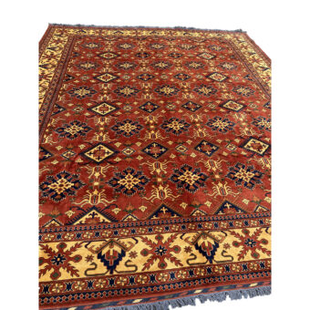Afghan Hand-knotted Khal Mohammadi Wool Rug (12'11 x 15'8)