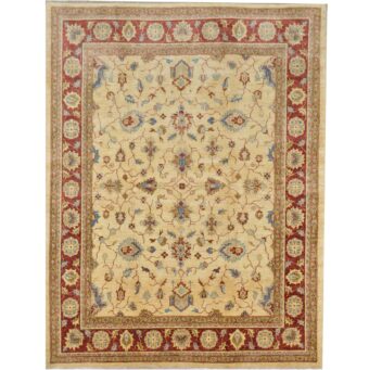 Afghan Hand-knotted Oushak Wool Rug (6'6 x 8'6)