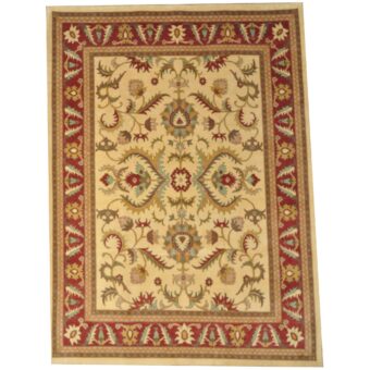 Afghan Hand-knotted Vegetable Dye Oushak Wool Rug (9'3 x 12'7)