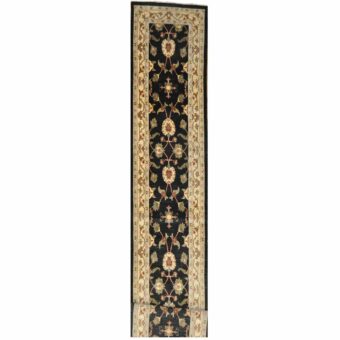 Afghan Hand-knotted Oushak Wool Runner (2'8 x 15'3)