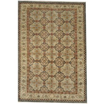 Afghan Hand-knotted Oushak Wool Rug (5'2 x 7'7)