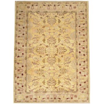 Afghan Hand-knotted Oushak Wool Rug (6'5 x 8'8)