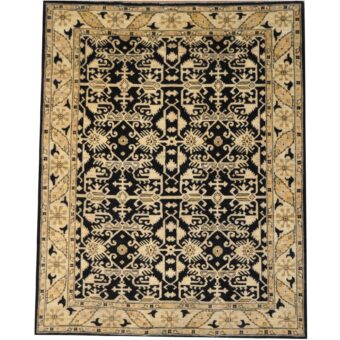 Afghan Hand-knotted Oushak Wool Rug (6'6 x 8'2)