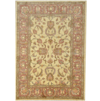 Afghan Hand-knotted Oushak Wool Rug (5'6 x 7'7)