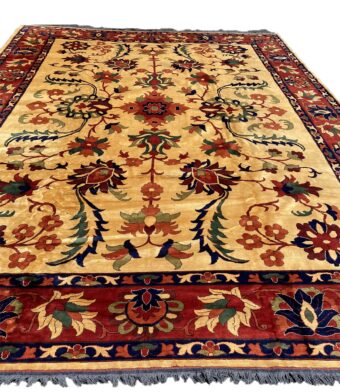 Afghan Hand-knotted Khal Mohammadi Wool Rug (13'1 x 18'4)