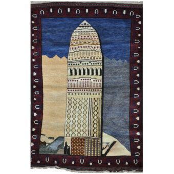 Afghan One-Of-A-Kind Tribal Balouchi Wool Rug (3'1 x 4'7)