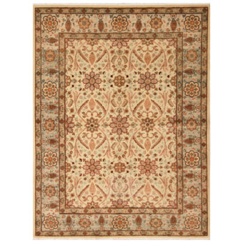 Afghan Hand-knotted Vegetable Dye Oushak Wool Rug (5' x 6'9)