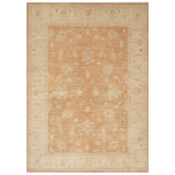 Afghan Hand-knotted Vegetable Dye Oushak Wool Rug (5' x 6'9)