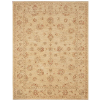Afghan Hand-knotted Vegetable Dye Oushak Wool Rug (5'1 x 6'8)