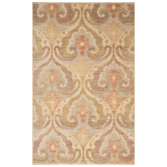 Afghan Hand-knotted Vegetable Dye Ikat Wool Rug (5'1 x 8'1)