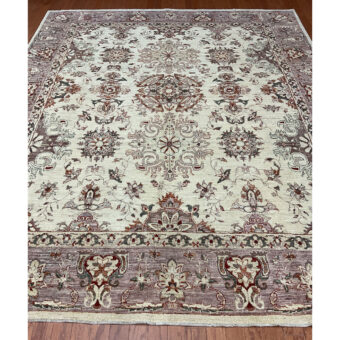 Afghan Hand-knotted Vegetable Dye Oushak Wool Rug (8' x 9'7)