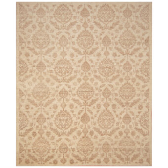 Afghan Hand-knotted Vegetable Dye Khotan Wool Rug (8'2 x 9'9)