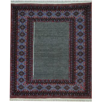 Persian Hand-knotted Kurdish Wool Rug (4'6 x 5'5)