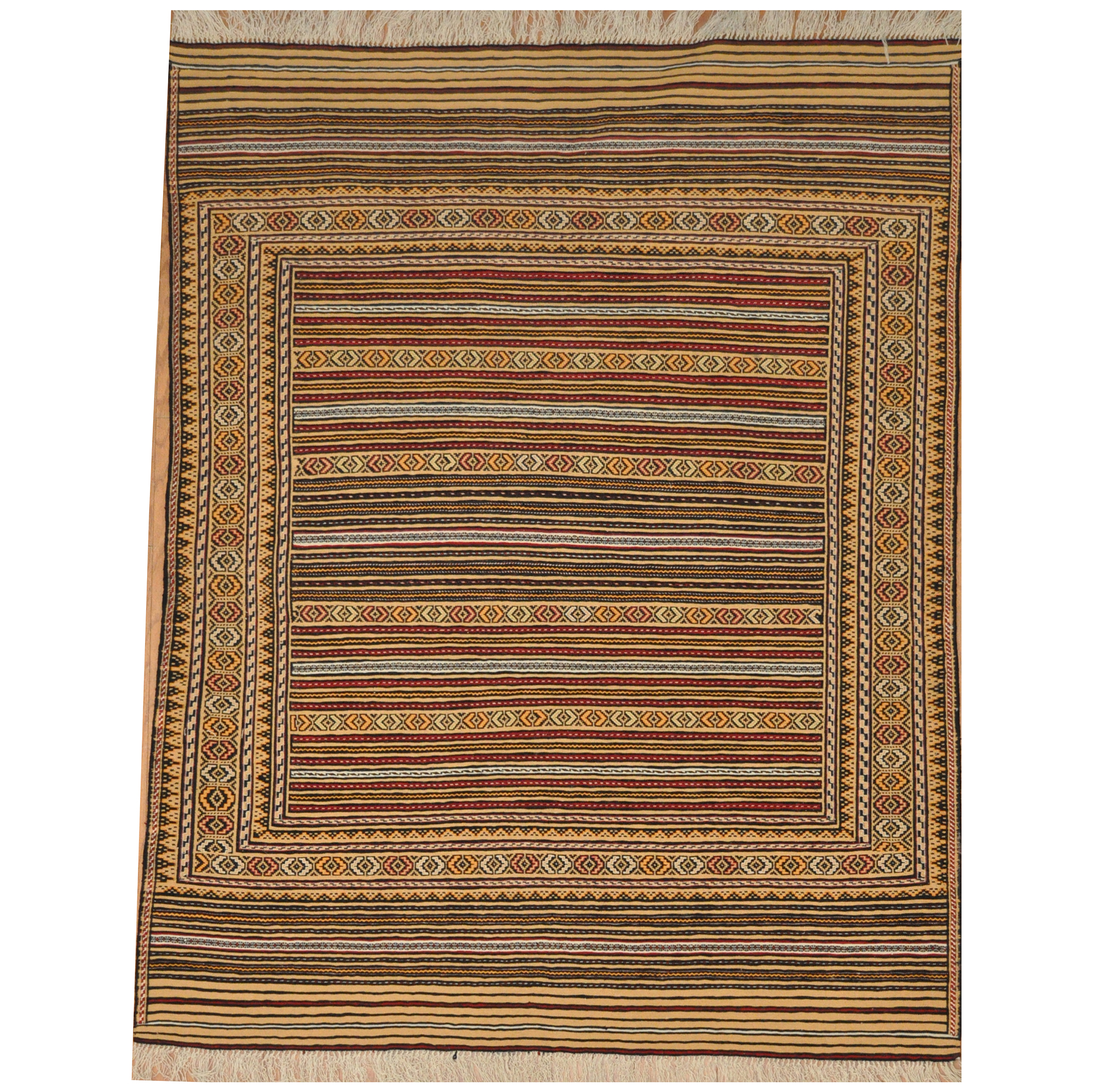 Afghan Hand-knotted Gabbeh Wool Rug (4'10 x 6'3)