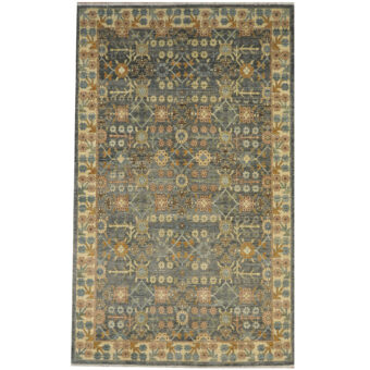 Afghan Hand-knotted Vegetable Dye Oushak Wool Rug (4'9 x 7'10)