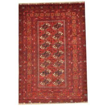 Afghan Hand-knotted Turkoman Wool Rug (5'2 x 7'7)