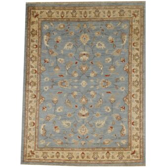 Afghan Hand-knotted Vegetable Dye Oushak Wool Rug (5' x 6'6)