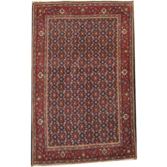 Persian Hand-knotted Hamadan Wool Rug (4'7 x 7')