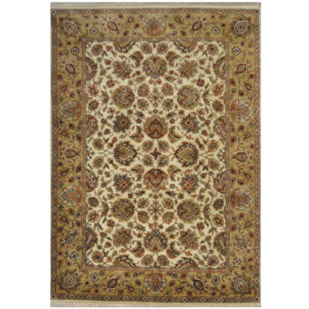 Indo Hand-knotted Mahal Wool Rug (5' x 7'2)