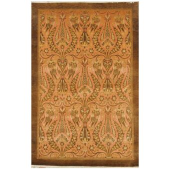 Nepali Hand-knotted Tibetan Wool Rug (5' x 7'6)