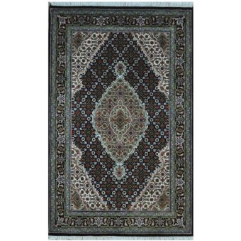 Indo Hand-knotted Tabriz Wool Rug (3'3 x 5'1)