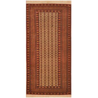 Afghan Hand-knotted Turkoman Wool Rug (3' x 6'2)
