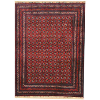 Afghan Hand-knotted Turkoman Fine Wool Rug (4'9 x 6'8)