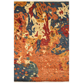 Afghan Hand-Knotted Khorjeen Kazak Wool Rug (6'10 x 9'7)
