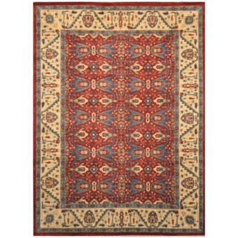 Afghan Hand-knotted Tribal Kazak Wool Rug (9'8 x 13'2)