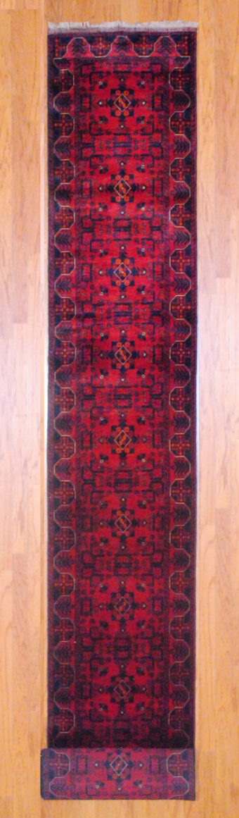 Afghan Hand-knotted Khal Mohammadi (2'6 x 30')