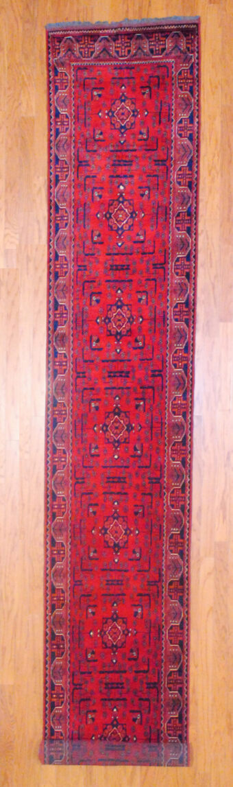 Afghan Hand-knotted Khal Mohammadi (2'8 x 16)