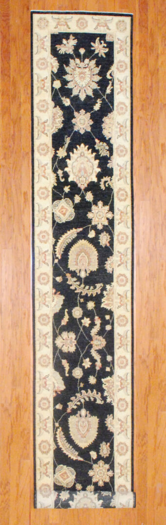 Afghan Hand-knotted Fine Vegetable Dye (2'6 x 16'3)