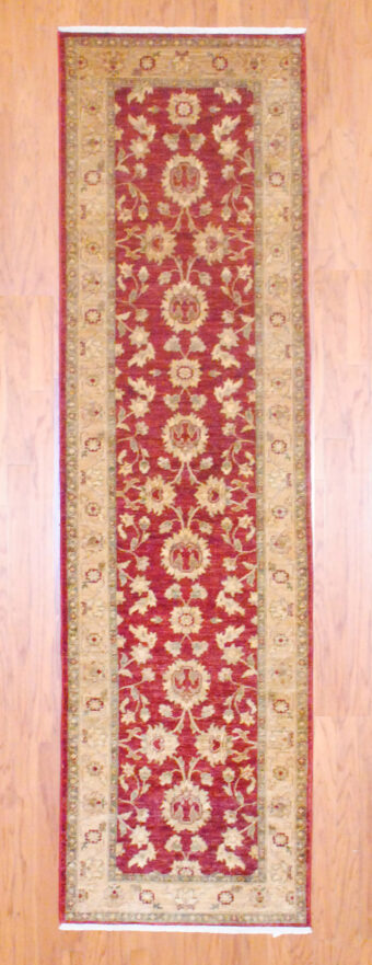 Afghan Hand-knotted Fine Vegetable Dye (2'9 x 9'10)
