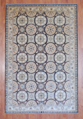 Afghan Hand-knotted Vegetable Dye (7' x 10'5 )