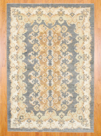 Afghan Hand-knotted Fine Vegetable Dye (6'3 x 9'3)
