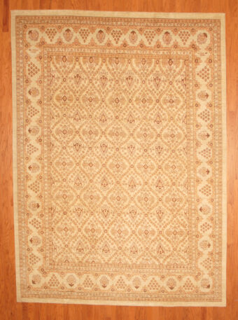Afghan Hand-knotted Vegetable Dye (8'9 x 12' )