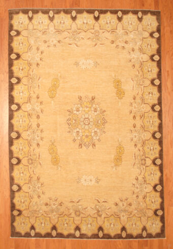 Afghan Hand-knotted Vegetable Dye (7'7 x 11'3)