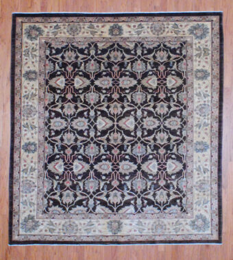 Afghan Hand-knotted Vegetable Dye (8' x 8'10) 