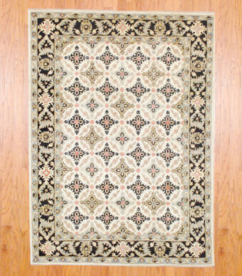Afghan Hand-knotted Fine Vegetable Dye (4'10 x 6'8 )
