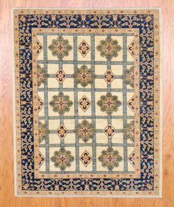 Afghan Hand-knotted Fine Vegetable Dye (5'2 x 6'6)