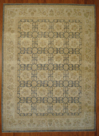 Afghan Hand-knotted Vegetable Dye (9' x 12'3)