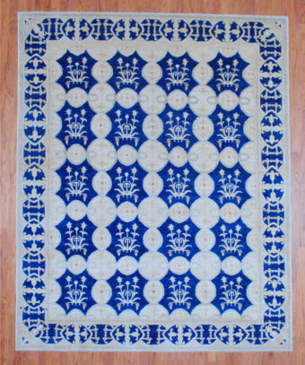 Afghan Hand-knotted Vegetable Dye (8'1 x 9'10)