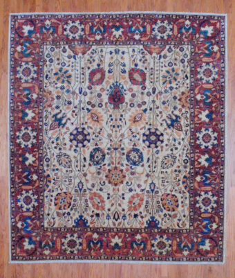 Afghan Hand-knotted Vegetable Dye (8'4 x 9'5)