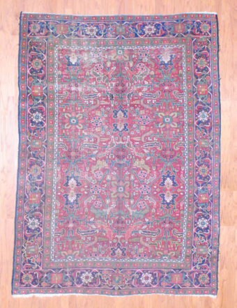1930's Antique Persian Hand-knotted Heriz (6'8 x 9'5)